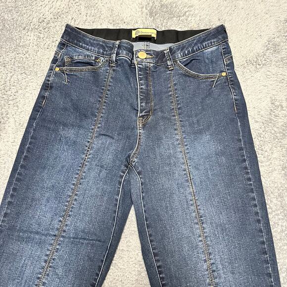 Democracy Jeans Womens 14 (33x29.5) Ankle Blue Denim Ab Technology Taper - Picture 2 of 12